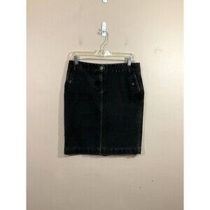 J Crew Womens Corduroy Pencil Skirt 4 Dark Brown Preppy Academia Pockets Retro